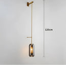 GobekUsa Glass Wall Art Light: Modern Loft Style Decor for Living Room, Bathroom, Dining Room