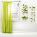 GobekUsa Glass Wall Hanging Planters with Wooden Holder