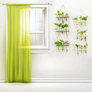 GobekUsa Glass Wall Hanging Planters with Wooden Holder by Decorbites