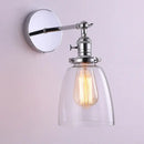 GobekUsa Glass Wall Lamp Antique Bronze E26 E27 for Living Room Bedroom Aisle Lighting