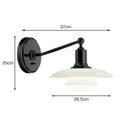 GobekUsa Glass Wall Lamp Danish Design Chrome Light E27 for Home Decor & Living Room