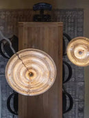 GobekUsa Glass Wall Lamp Dimmable LED Modern Light Fixture for Living Room