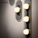 GobekUsa Glass Wall Lamp for Home Bedroom Staircase Decor