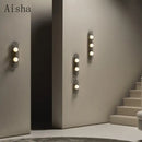 GobekUsa Glass Wall Lamp for Home Bedroom Staircase Decor