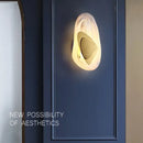 GobekUsa Glass Wall Lamp LED Sconce Minimalist Design for Bedroom Living Room Aisle