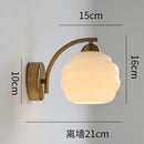 GobekUsa Glass Wall Lamp: Modern Aisle & Bedroom Wall Lights with Nordic Design