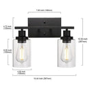 GobekUsa Glass Wall Lamp: Nordic Industrial LED Sconce for Living Bedroom, Kitchen, Dining - Modern Indoor Lighting