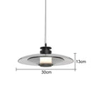 GobekUsa Glass Wall Lamp: Nordic Minimalist LED for Dining, Living, Bedroom