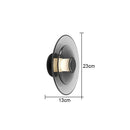 GobekUsa Glass Wall Lamp: Nordic Minimalist LED for Dining, Living, Bedroom