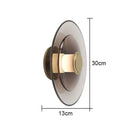 GobekUsa Glass Wall Lamp: Nordic Minimalist LED for Dining, Living, Bedroom