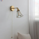 GobekUsa Glass Wall Light Sconce Modern Nordic Bedside Lamp Aisle Hallway Balcony Lighting
