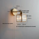 GobekUsa Glass Wall Light Sconce Modern Nordic Bedside Lamp Aisle Hallway Balcony Lighting