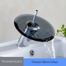 GobekUsa Glass Waterfall Basin Sink Faucet