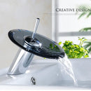 GobekUsa Glass Waterfall Basin Sink Faucet