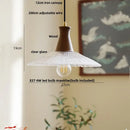 GobekUsa Glass & Wood LED Pendant Lights for Home Decor & Restaurant Lighting