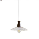 GobekUsa Glass & Wood LED Pendant Lights for Home Decor & Restaurant Lighting