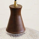 GobekUsa Glass & Wood LED Pendant Lights for Home Decor & Restaurant Lighting