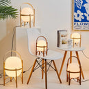 GobekUsa Glass & Wood/Metal Table Lamp - Japanese Style Room Light