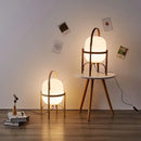 GobekUsa Glass & Wood/Metal Table Lamp - Japanese Style Room Light