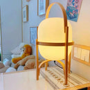 GobekUsa Glass & Wood/Metal Table Lamp - Japanese Style Room Light