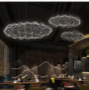 GobekUsa Gold Cloud Pendant Lights for Home and Restaurant