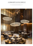 GobekUsa Gold Cloud Pendant Lights for Home and Restaurant