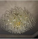 GobekUsa Gold Crystal LED Chandeliers for Home Lighting by Decorbites