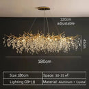 GobekUsa Gold Crystal LED Chandeliers for Home Lighting by Decorbites