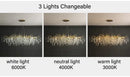 GobekUsa Gold Crystal LED Chandeliers for Home Lighting by Decorbites