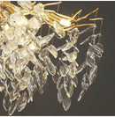 GobekUsa Gold Crystal LED Chandeliers for Home Lighting by Decorbites