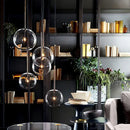 GobekUsa Gold Glass Bubble Chandelier for Dining Room