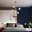 GobekUsa Gold Glass Bubble Chandelier for Dining Room