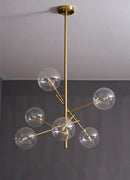 GobekUsa Gold Glass Bubble Chandelier for Dining Room