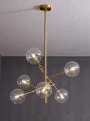 GobekUsa Gold Glass Bubble Chandelier for Dining Room