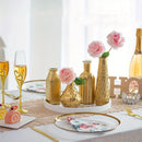 GobekUsa Gold Glass Vase - Antique Art Style Home Decor