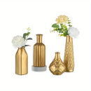 GobekUsa Gold Glass Vase - Antique Art Style Home Decor