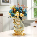 GobekUsa Gold Glass Vase for Stylish Home Decor