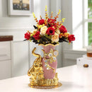 GobekUsa Gold Glass Vase for Stylish Home Decor