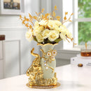 GobekUsa Gold Glass Vase for Stylish Home Decor