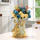 GobekUsa Gold Glass Vase for Stylish Home Decor