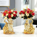 GobekUsa Gold Glass Vase for Stylish Home Decor