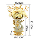 GobekUsa Gold Glass Vase for Stylish Home Decor
