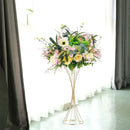 GobekUsa Gold Iron Flower Vases - Wedding Decor