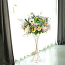 GobekUsa Gold Iron Flower Vases - Wedding Decor
