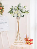 GobekUsa Gold Iron Flower Vases - Wedding Decor