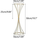 GobekUsa Gold Iron Flower Vases - Wedding Decor