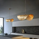 GobekUsa Gold Lotus Leaf Pendant Light - Modern LED Chandelier