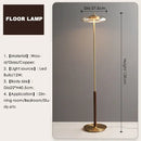GobekUsa Gold Lustre Glass Mushroom Table Lamp for Bedroom Living Room Study