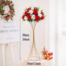 GobekUsa Gold Metal Trumpet Flower Stand Vases