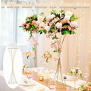 GobekUsa Gold Metal Trumpet Flower Stand Vases